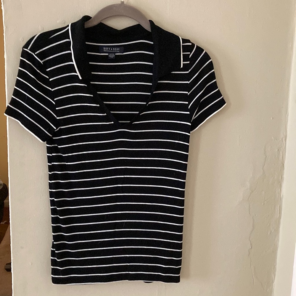One of the SOFTEST material V neck tee’s!